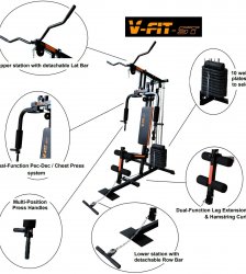 V-fit STG092 Herculean Compact Adder Home Gym equipment