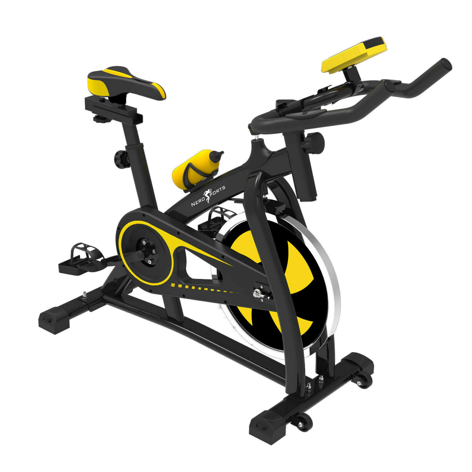 Exercise Bike Bluetooth Training Indoor Cycling Bicycle Trainer by Nero Sports 
