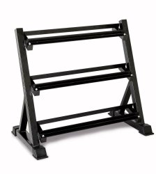Dumbbell Rack Stand Gym Wide Heavy Duty 3 Tier Commercial Steel