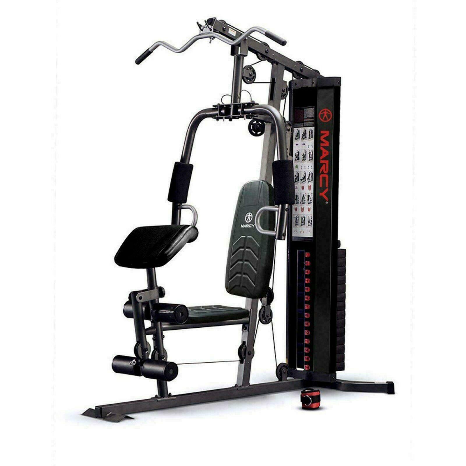 Marcy Multi Home Gym System Stack Body Workout Machine 68kg