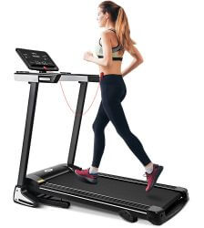 OTF Electric Folding Treadmill Running Machine Walking Jogging Cardio Home Gym