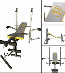 Multi Gym Bench Weight Bench Heavy Duty Steel Barbell Curl Butterfly