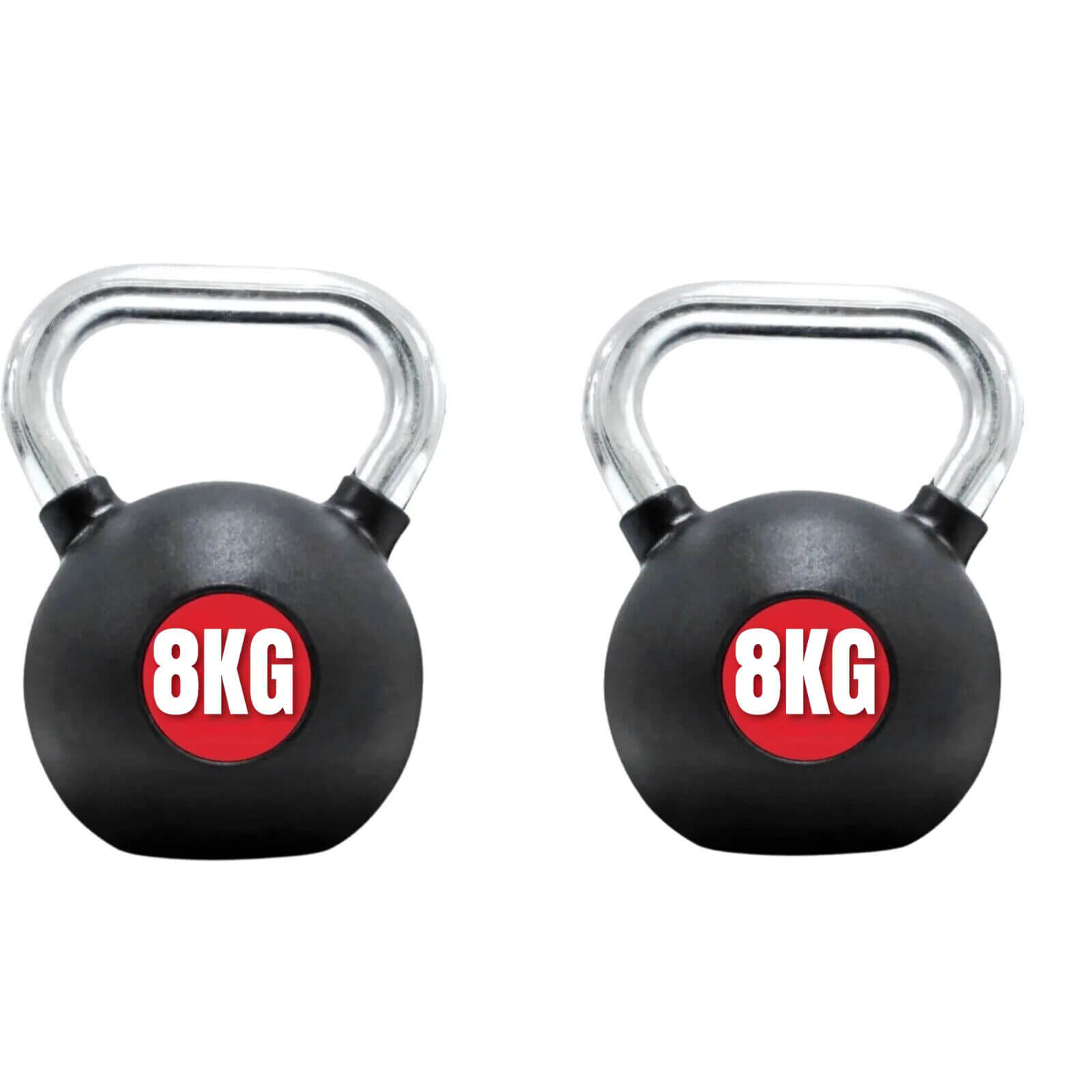 Kettlebells Cast Iron Weight Set Home Gym 8kg /pair