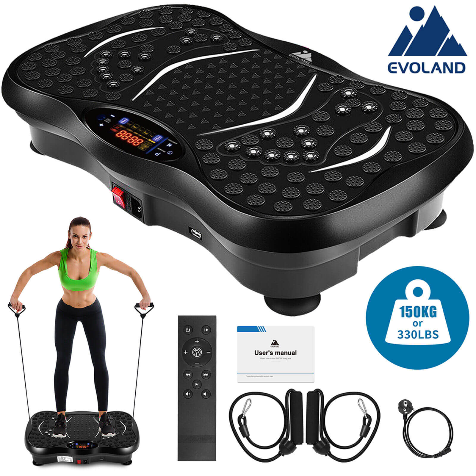 Vibration Plate Bluetooth Music Massage Oscillating Fitness Body Shaker