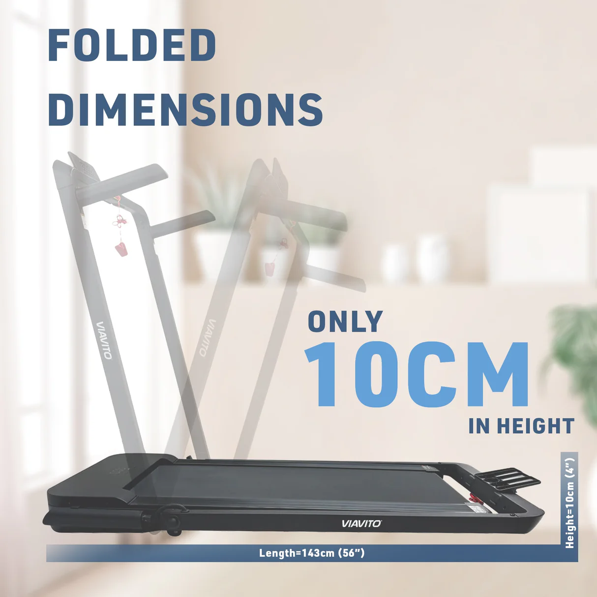 Viavito StrideMate 2-in-1 Walking Pad and Treadmill - Image 3