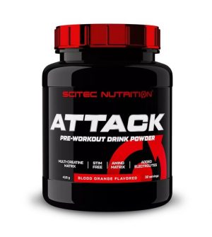 SCITEC ATTACK Stimulant-Free Pre-Workout Power Creatine