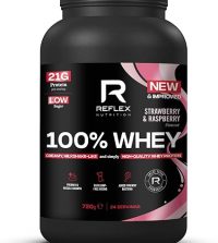 REFLEX NUTRITION 100% WHEY 720 g - Strawbery & Rosberry
